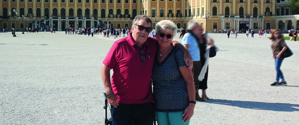 Zwei Personen in Wien